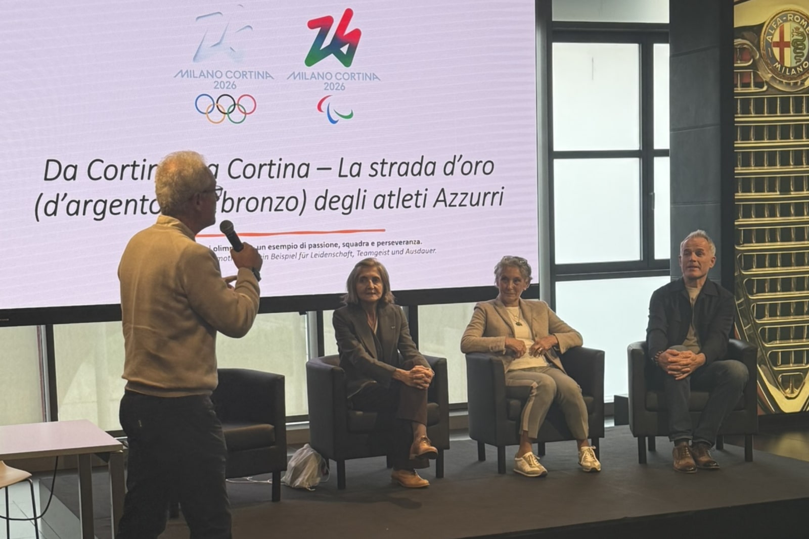 Alfredo Tradati, Claudia Giordani, Linda Stricker, Kurt Ladstaetter - Convention 2026 Rent and Go - Olimpiadi Milano-Cortina